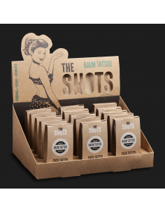 THE SHOTS · MINI PACK VEGANO - 8 ml + 8 g - Espositore 15 uds.