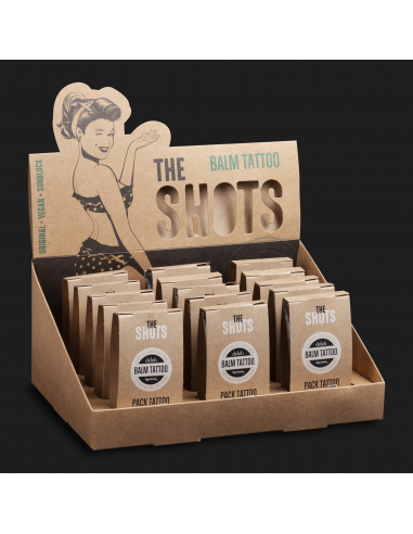 THE SHOTS · MINI PACK VEGANO - 8 ml + 8 g - Espositore 15 uds.