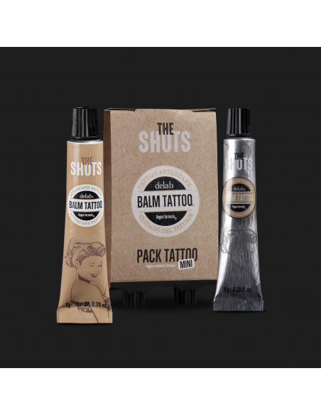 THE SHOTS · MINI PACK VEGANO - 8 ml + 8 g - Espositore 15 uds. Pack Vegano