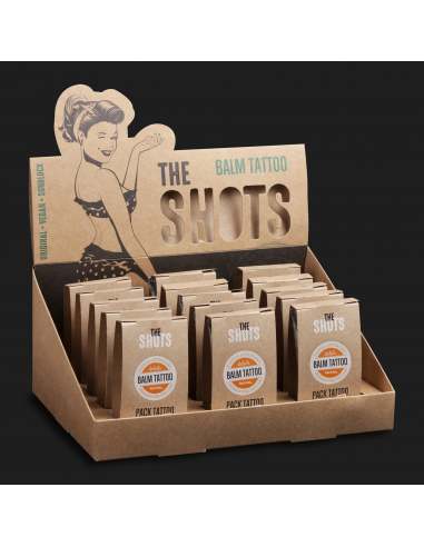 THE SHOT MINI PACK VEGANO SOLARE 70+ (8g + 8g) - Espositore 15 uds.